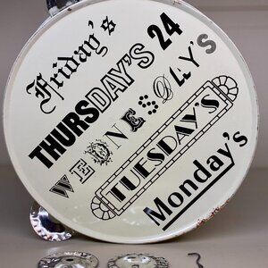 John Lennon One On One Promotional TGI Fridays 6.25" Tambourine